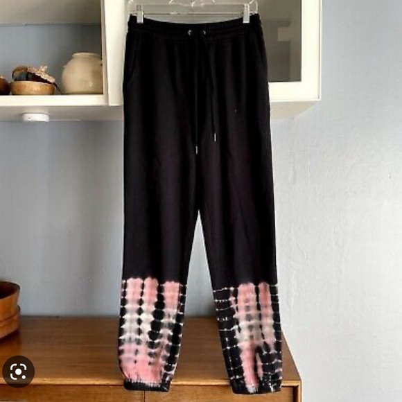 Rails Kingston Sweatpants Black Petal Tie Dye - Picture 3 of 3